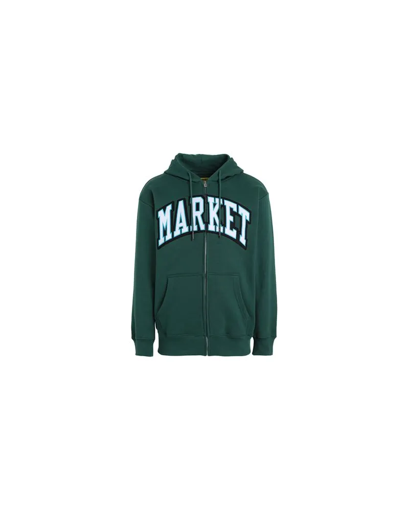 Market ARC ZIP-UP HOODIE  - TOPS - Sweatshirtsauf YOOX.COM Dunkelgrün