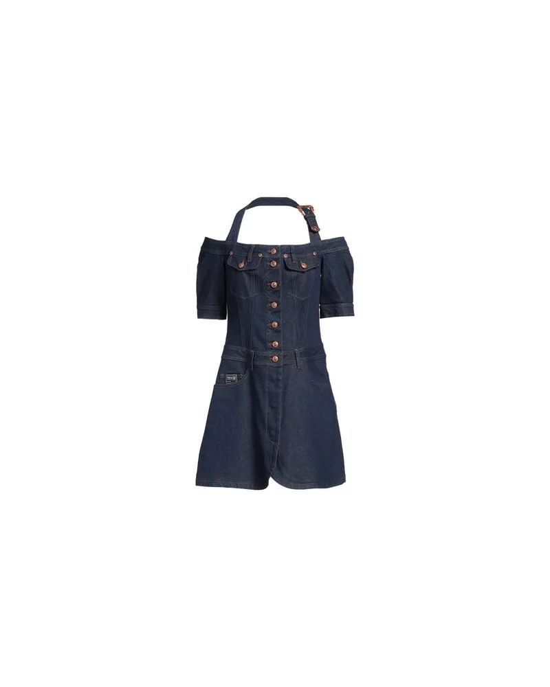 Versace Jeans KLEIDER - Mini-Kleiderauf YOOX.COM Blau