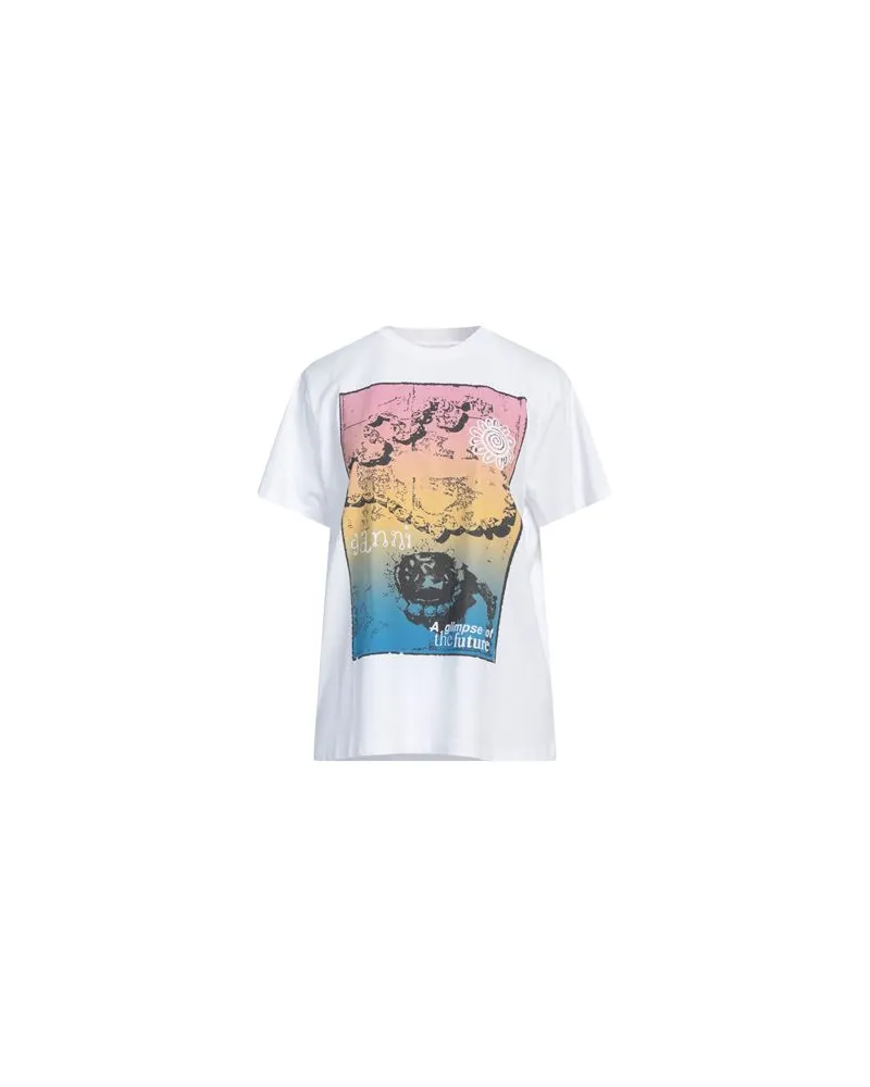 Ganni TOPS - T-shirtsauf YOOX.COM Weiß