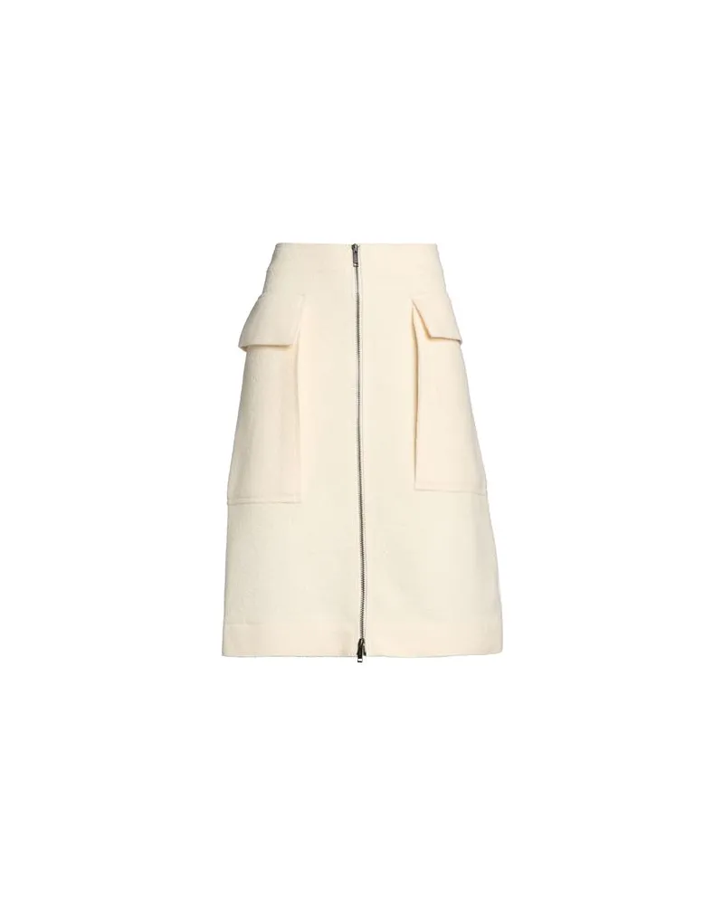 Iceberg HOSEN & RÖCKE - Midi-Röckeauf YOOX.COM Cremeweiß