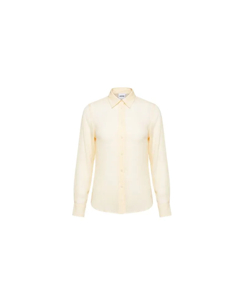 ASPESI TOPS - Hemdenauf YOOX.COM Pastellgelb