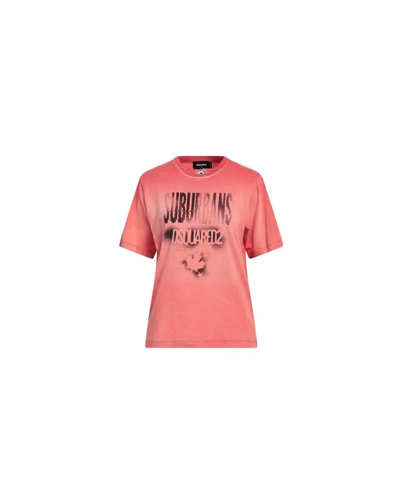 Dsquared2 TOPS - T-shirtsauf YOOX.COM Ziegelrot