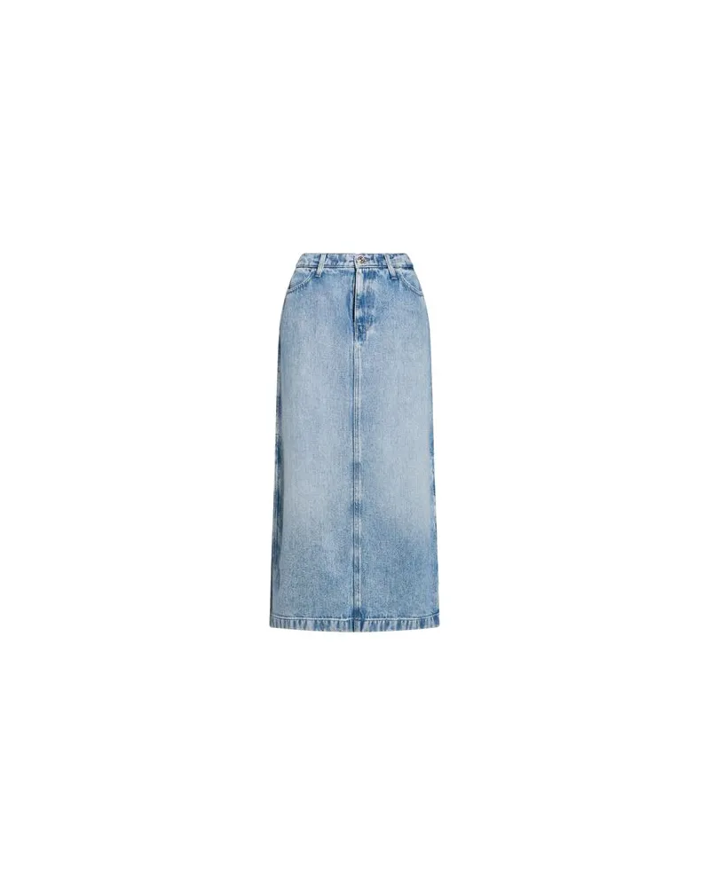 7 for all mankind HOSEN & RÖCKE - Jeansröckeauf YOOX.COM Blau