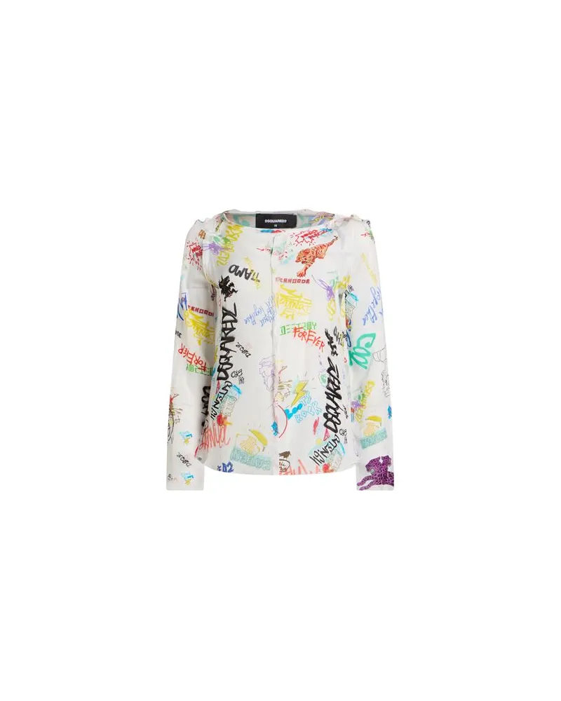 Dsquared2 TOPS - Topsauf YOOX.COM Weiß