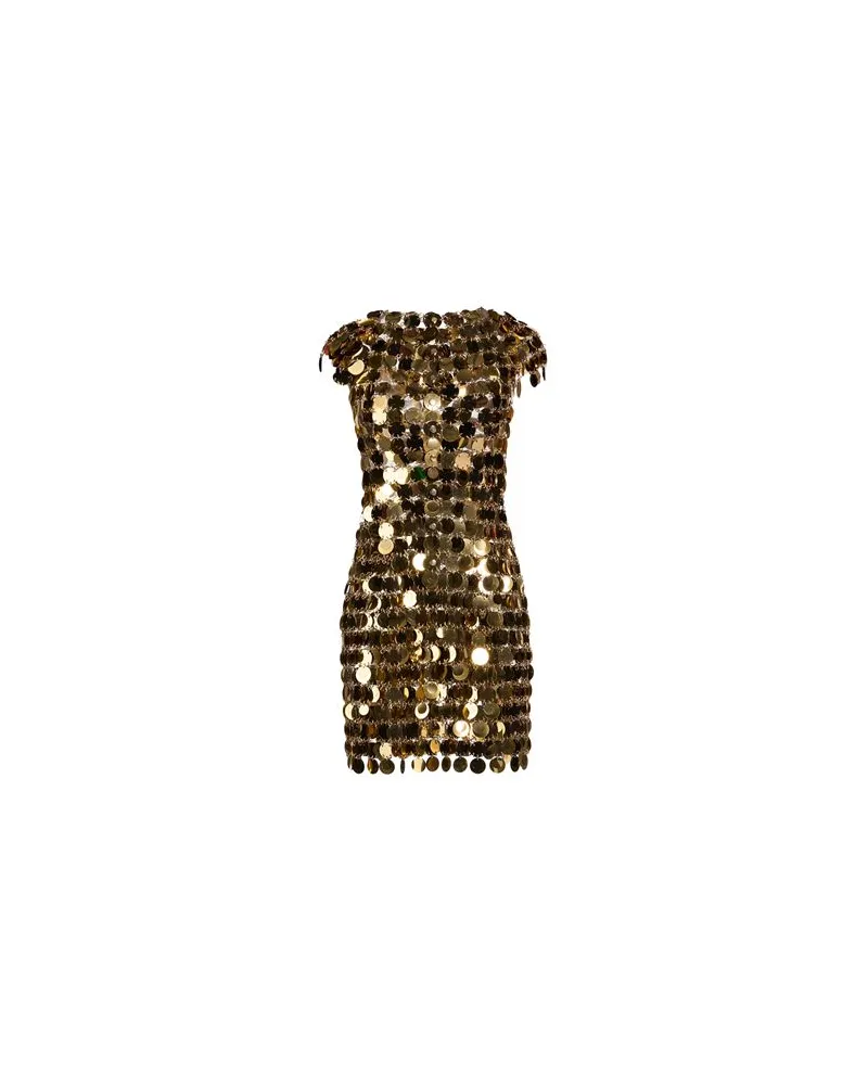 Paco Rabanne KLEIDER - Mini-Kleiderauf YOOX.COM Gold