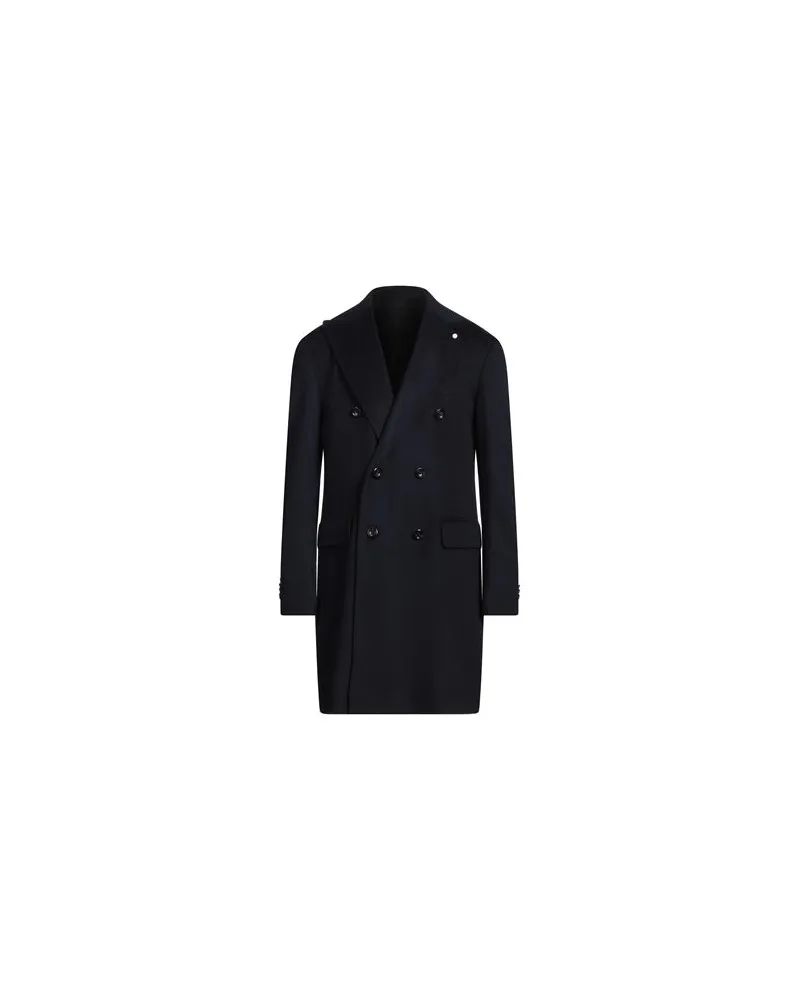 Luigi Bianchi Mantova JACKEN & MÄNTEL - Mäntelauf YOOX.COM Marineblau