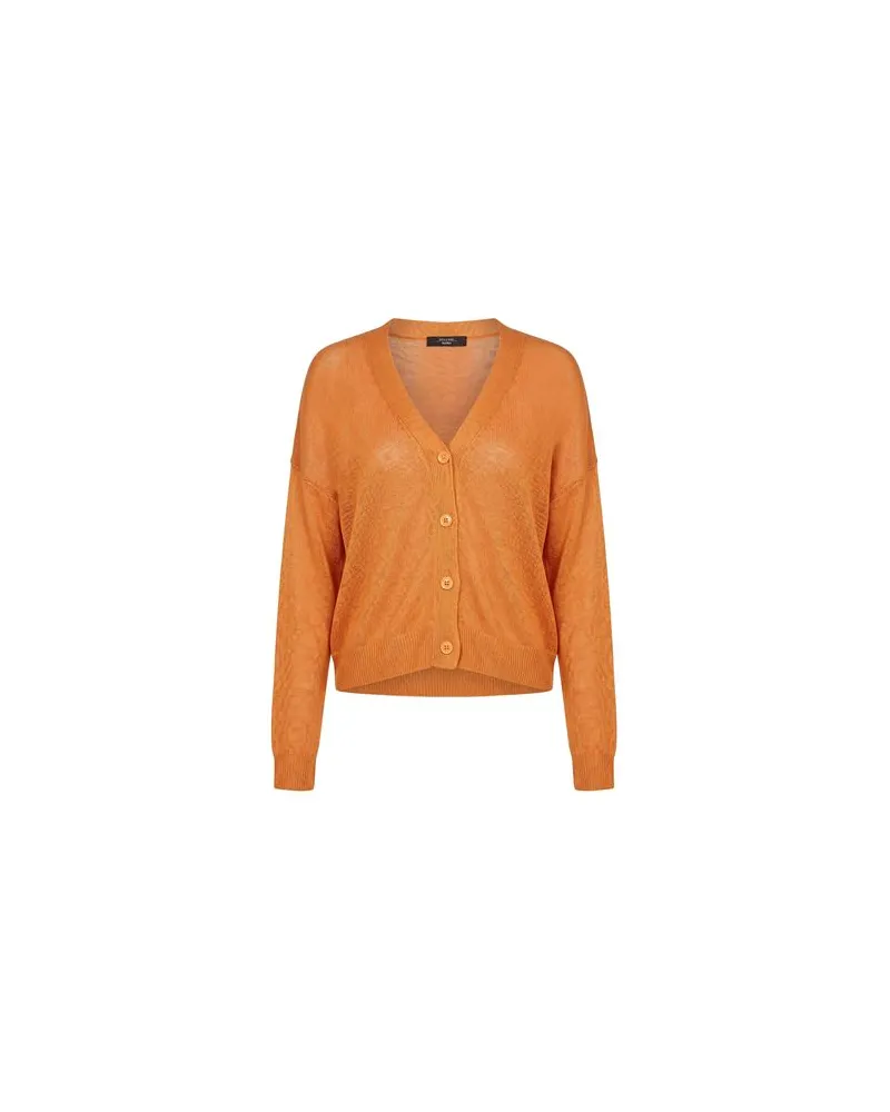 Max Mara STRICKWAREN - Strickjackenauf YOOX.COM Orange