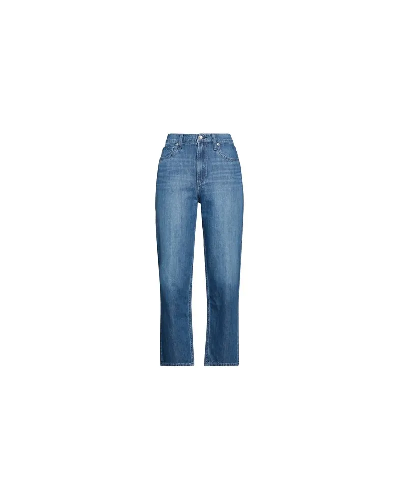 Rag & Bone HATTIE MID-RISE  - HOSEN & RÖCKE - Jeanshosenauf YOOX.COM Blau