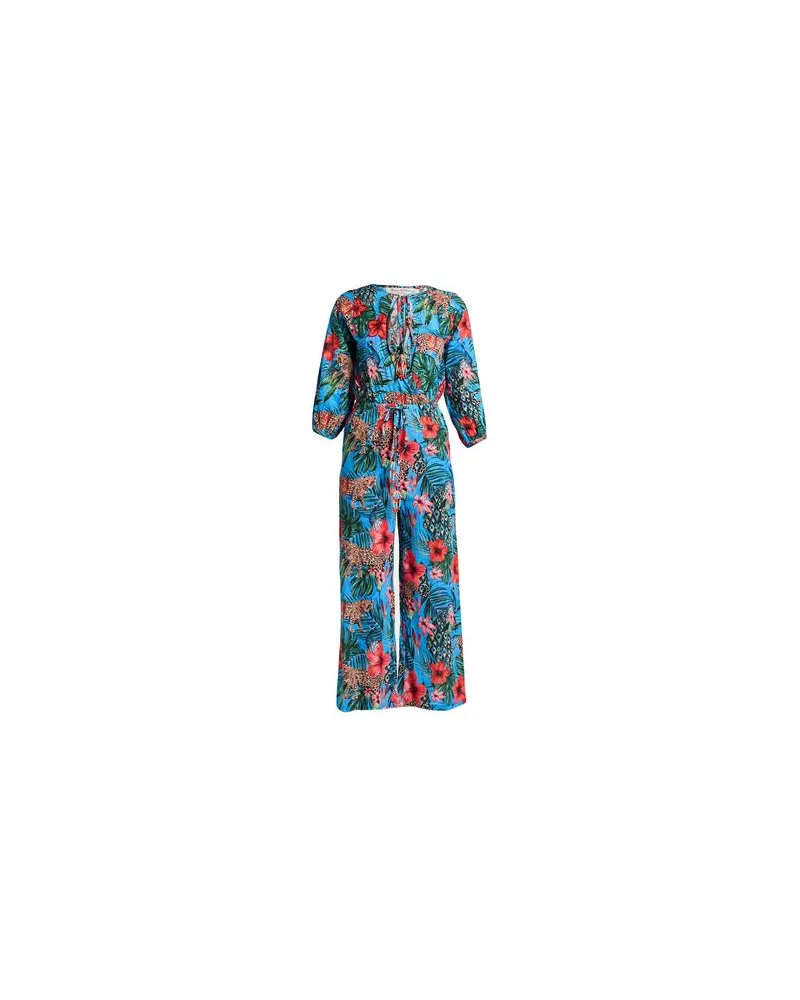 Connor & Blake OVERALLS - Jumpsuitsauf YOOX.COM Azurblau