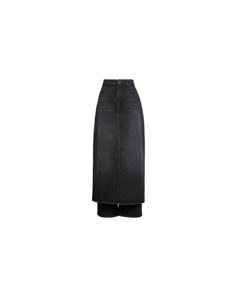 Jean Paul Gaultier HOSEN & RÖCKE - Jeansröckeauf YOOX.COM Schwarz