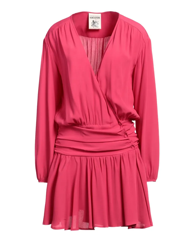 Semicouture Mini-Kleid Magenta