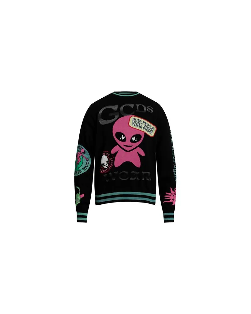 GCDS STRICKWAREN - Pulloverauf YOOX.COM Schwarz