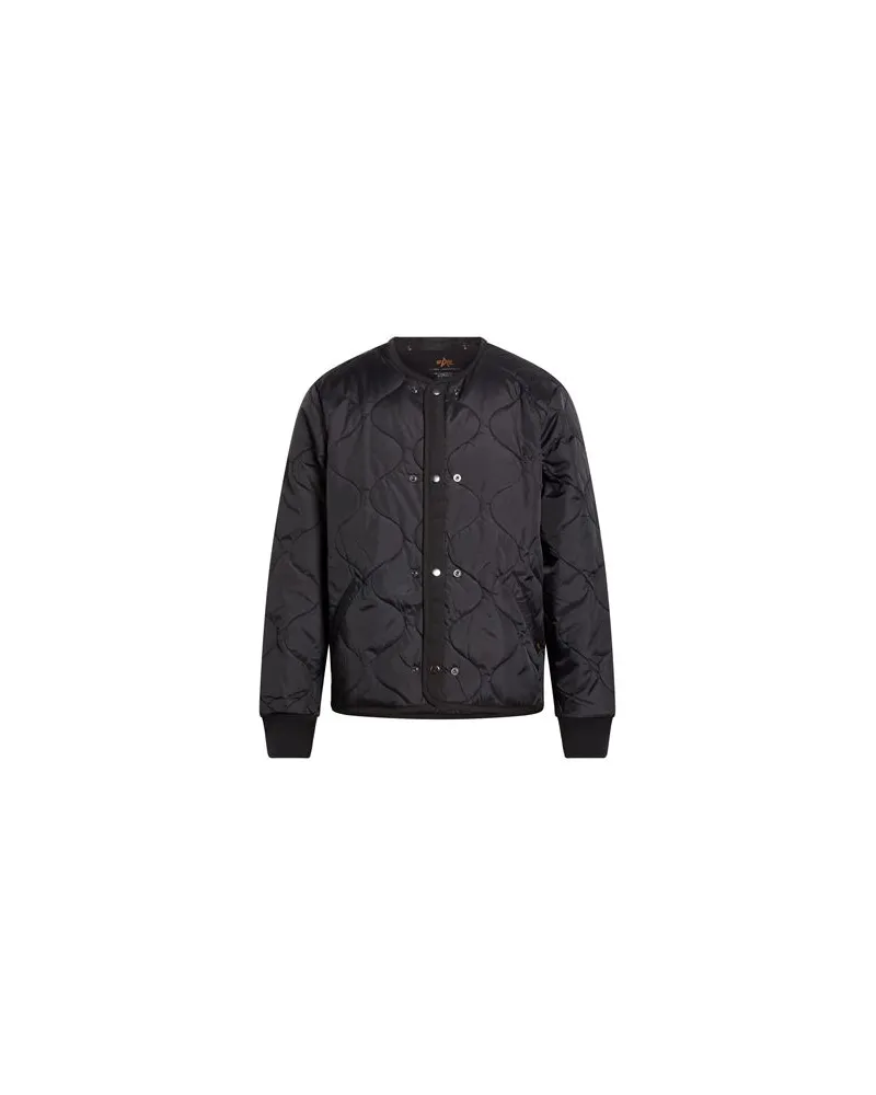 Alpha Industries JACKEN & MÄNTEL - Pufferjacken & Daunenjackenauf YOOX.COM Schwarz