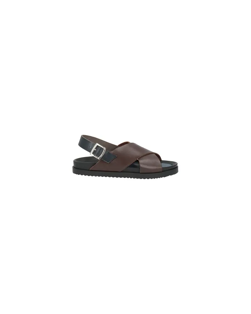 Pollini SCHUHE - Sandalenauf YOOX.COM Dunkelbraun