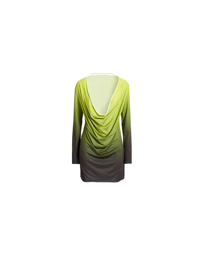 GIMAGUAS KLEIDER - Mini-Kleiderauf YOOX.COM Säuregrün