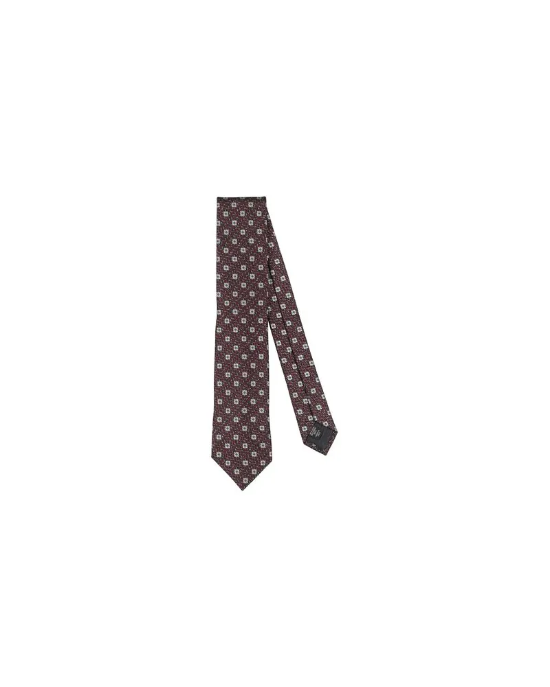 Ermenegildo Zegna ACCESSOIRES - Krawatten & Fliegenauf YOOX.COM Bordeaux
