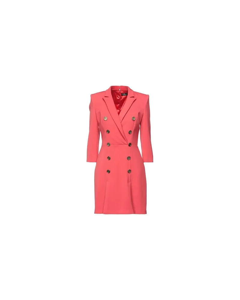 Elisabetta Franchi KLEIDER - Mini-Kleiderauf YOOX.COM Koralle