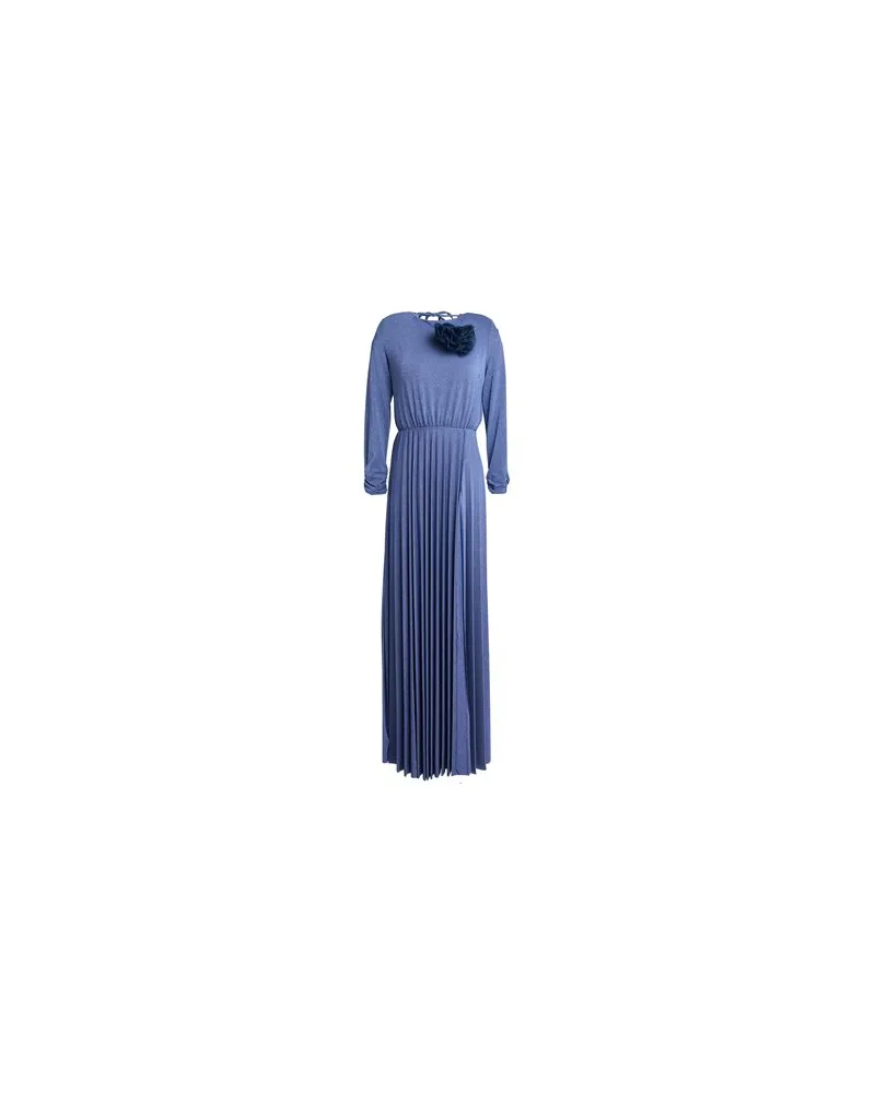 Soallure KLEIDER - Maxi-Kleiderauf YOOX.COM Taubenblau