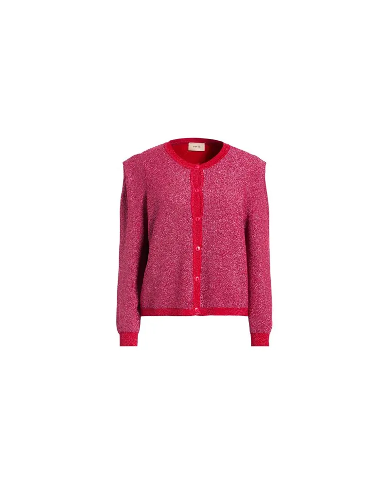 TOY G STRICKWAREN - Strickjackenauf YOOX.COM Rot