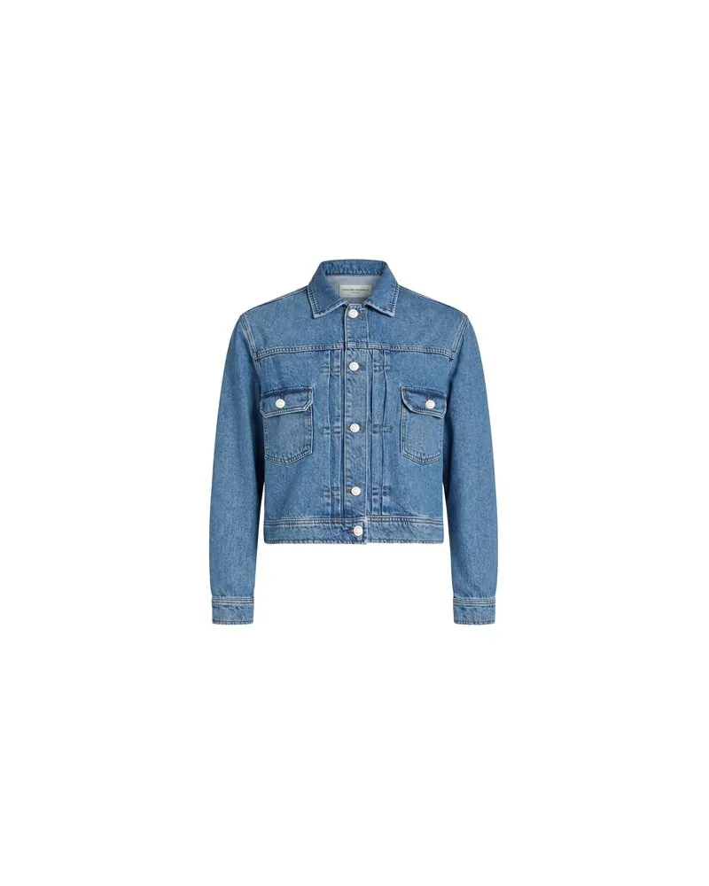 Officine Generale JACKEN & MÄNTEL - Jeansjacken/Mäntelauf YOOX.COM Blau