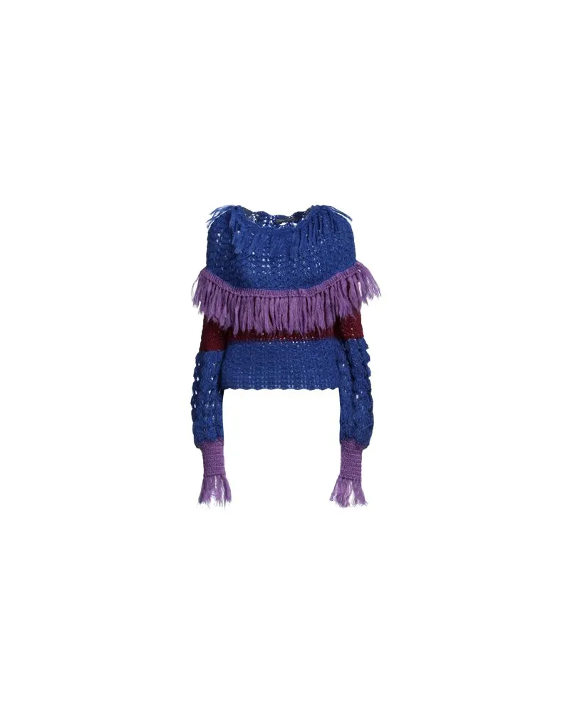 Alberta Ferretti STRICKWAREN - Pulloverauf YOOX.COM Blau