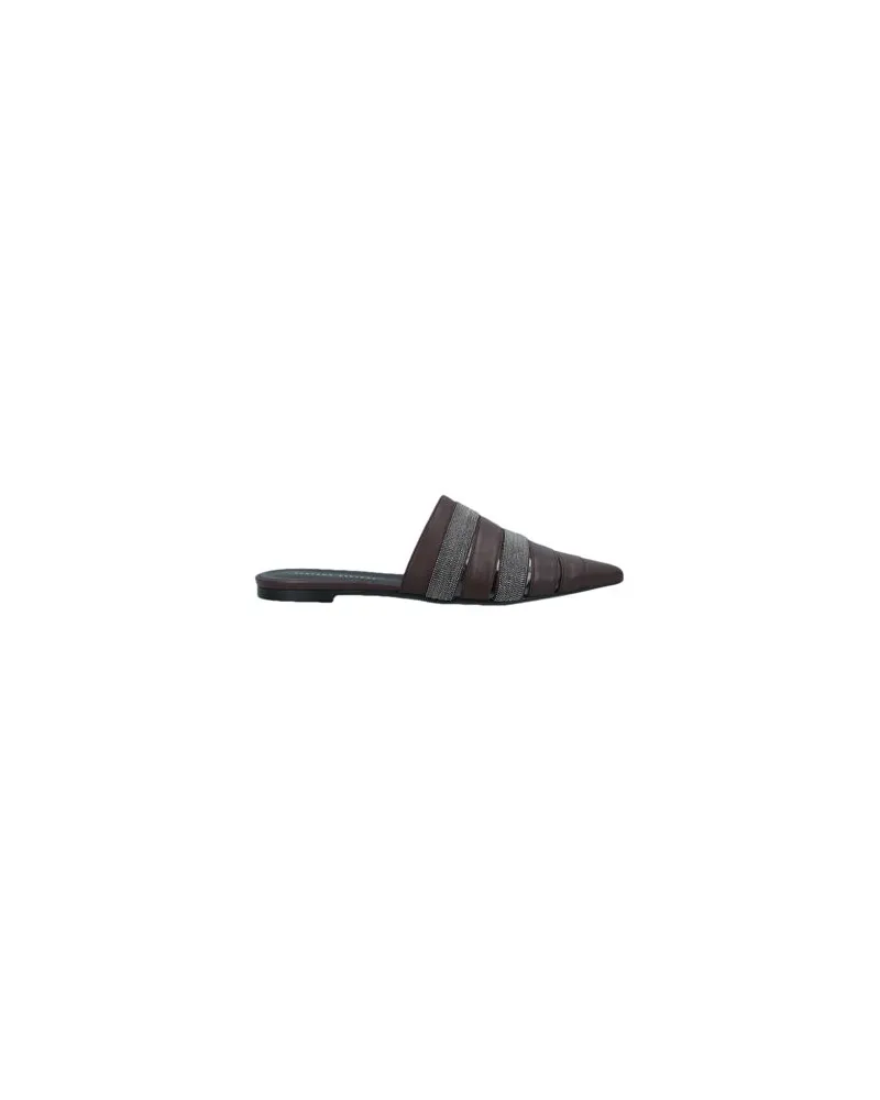 Fabiana Filippi SCHUHE - Mules & Clogsauf YOOX.COM Schokobraun