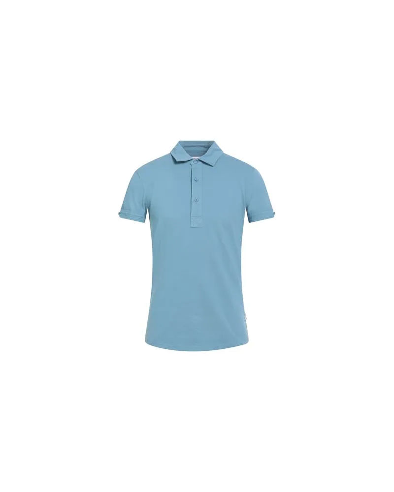 Orlebar Brown TOPS - Poloshirtsauf YOOX.COM Taubenblau