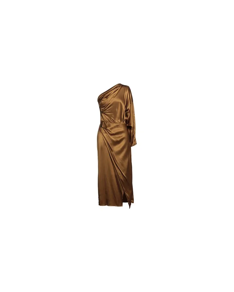 Erika Cavallini KLEIDER - Maxi-Kleiderauf YOOX.COM Kamel