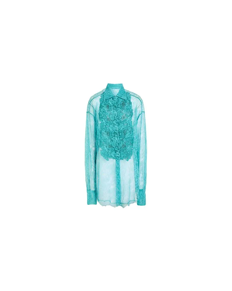Ermanno Scervino TOPS - Hemdenauf YOOX.COM Tūrkis