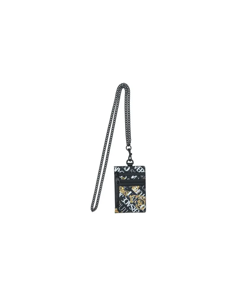 Versace Jeans Kleinlederwaren - Portemonnaies mit Tragriemenauf YOOX.COM Schwarz