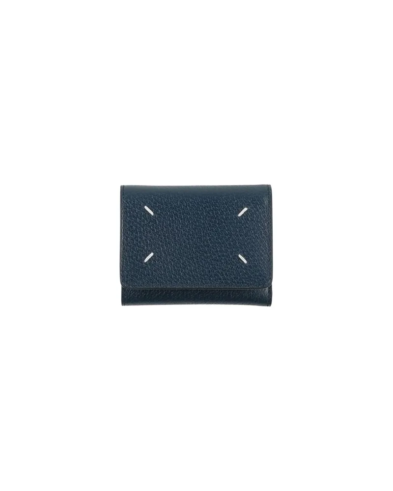 Maison Margiela Kleinlederwaren - Brieftaschenauf YOOX.COM Marineblau
