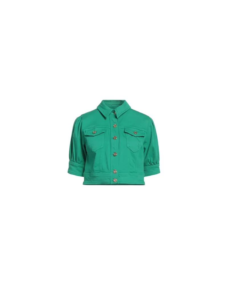 NENETTE JACKEN & MÄNTEL - Jeansjacken/Mäntelauf YOOX.COM Grün