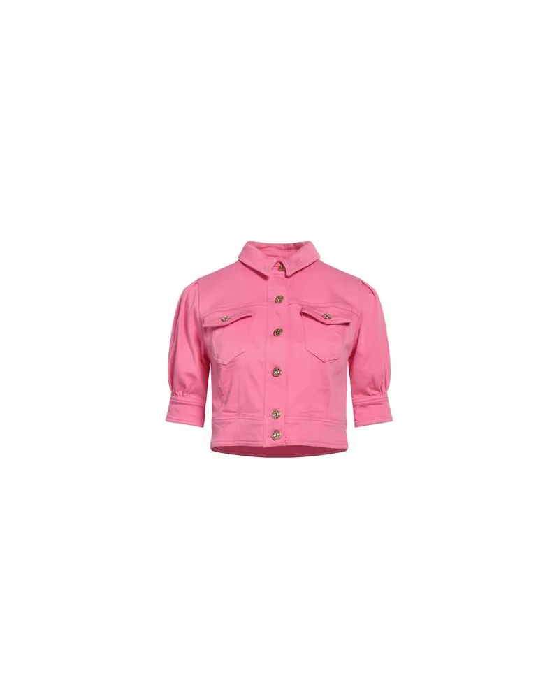 NENETTE JACKEN & MÄNTEL - Jeansjacken/Mäntelauf YOOX.COM Fuchsia