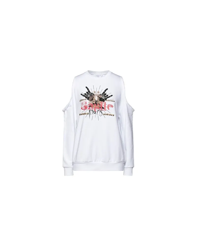 Gaëlle Bonheur TOPS - Sweatshirtsauf YOOX.COM Weiß