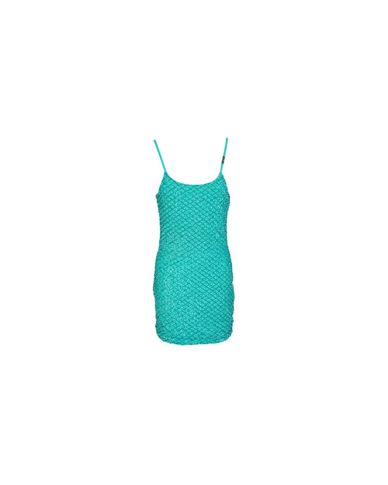 Versace Jeans KLEIDER - Mini-Kleiderauf YOOX.COM Smaragdgrün