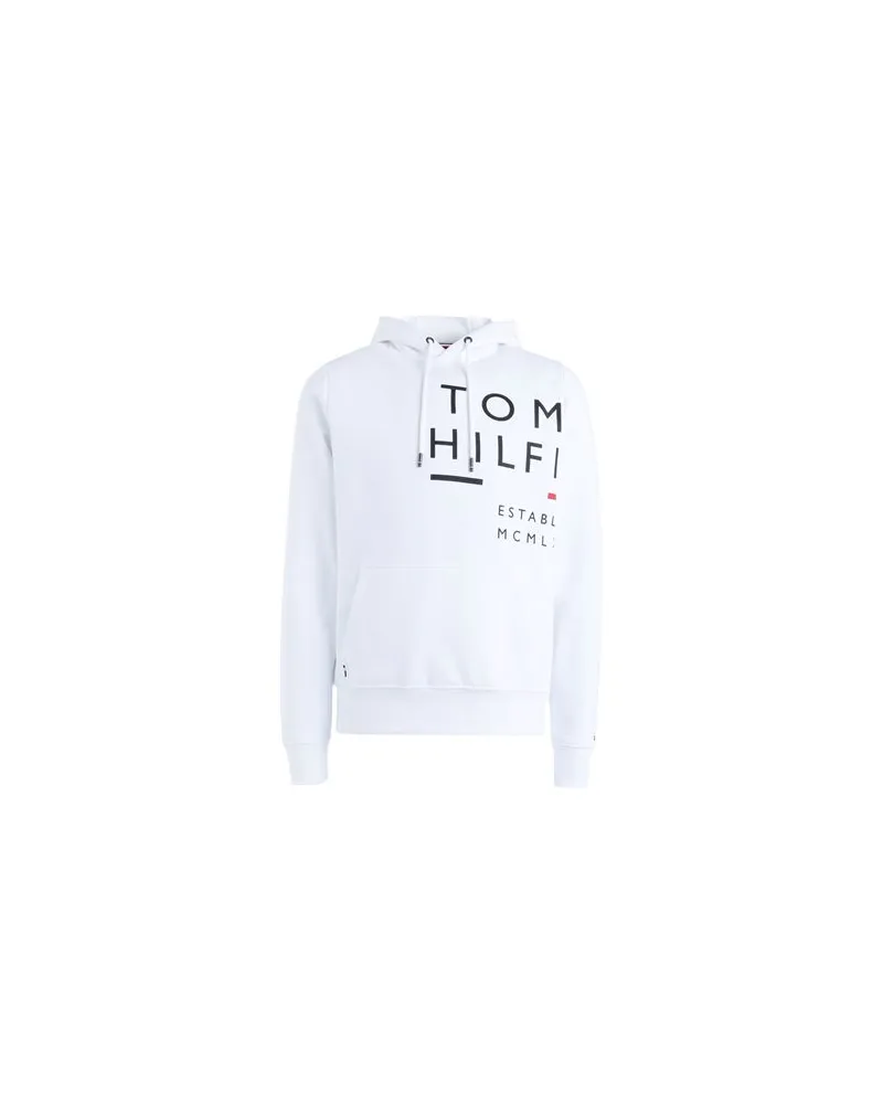 Tommy Hilfiger WRAP AROUND GRAPHIC  - TOPS - Sweatshirtsauf YOOX.COM Weiß