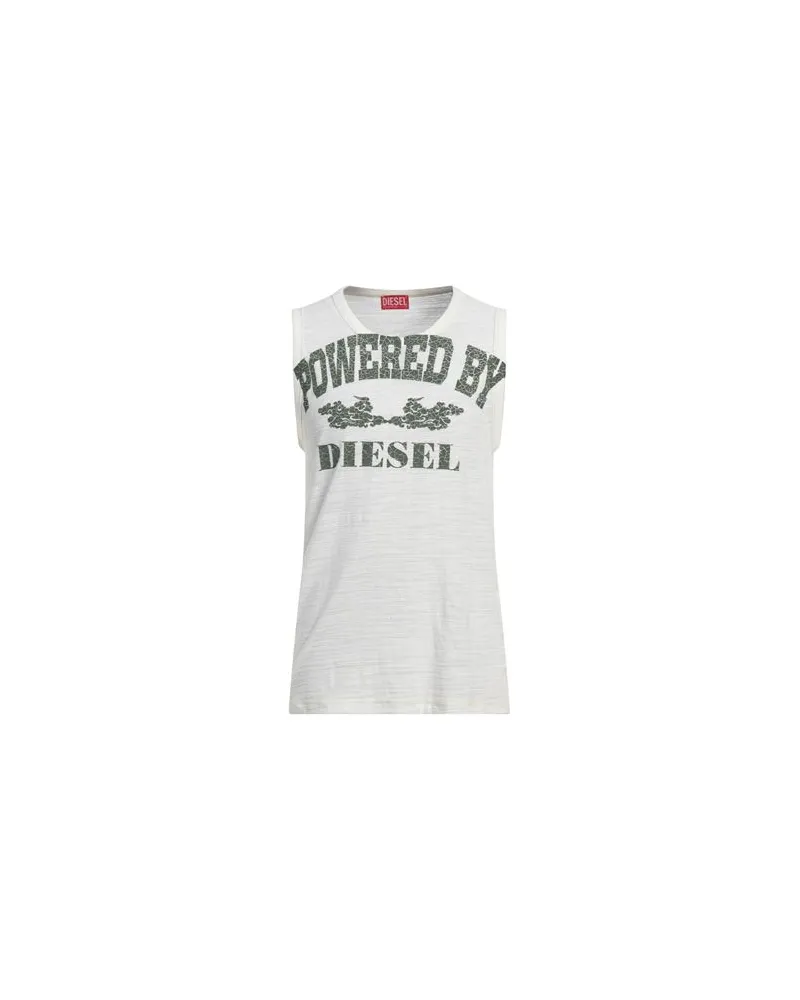 Diesel TOPS - T-shirtsauf YOOX.COM Cremeweiß