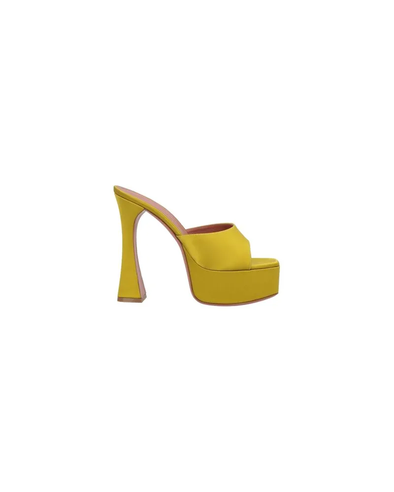 Amina Muaddi SCHUHE - Sandalenauf YOOX.COM Senf