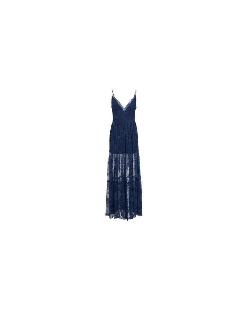 Ermanno Scervino KLEIDER - Maxi-Kleiderauf YOOX.COM Marineblau