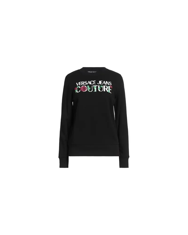Versace Jeans TOPS - Sweatshirtsauf YOOX.COM Schwarz