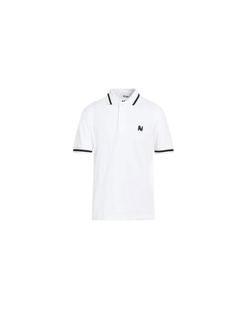 MSGM TOPS - Poloshirtsauf YOOX.COM Weiß