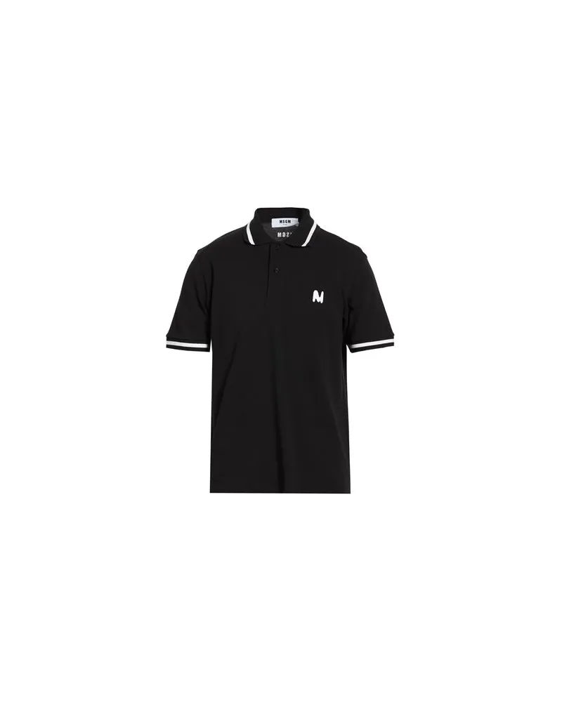 MSGM TOPS - Poloshirtsauf YOOX.COM Schwarz