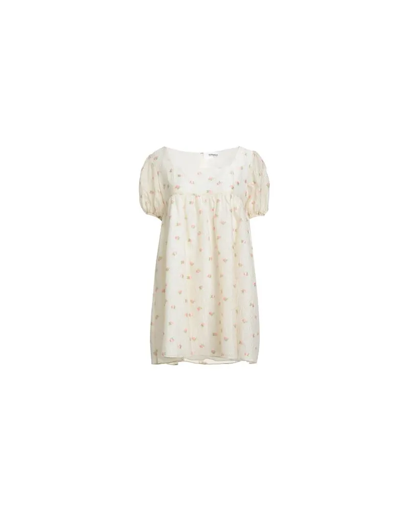Glamorous KLEIDER - Mini-Kleiderauf YOOX.COM Cremeweiß