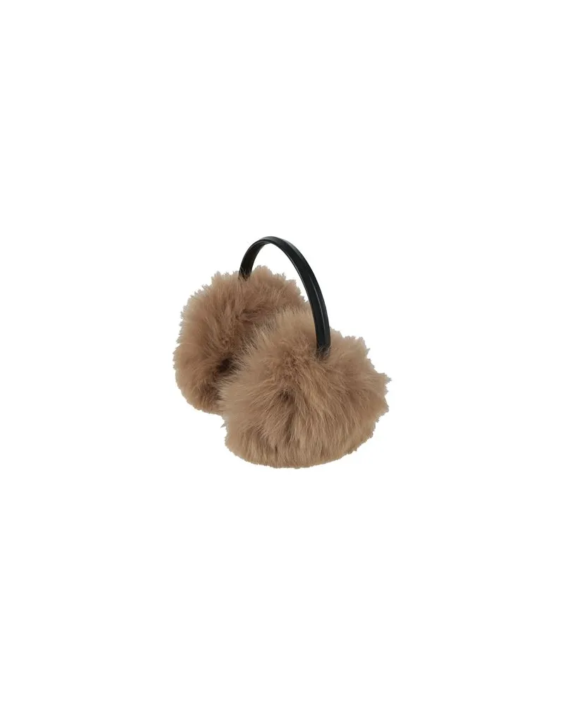Yves Salomon ACCESSOIRES - Mützen & Hüteauf YOOX.COM Kamel
