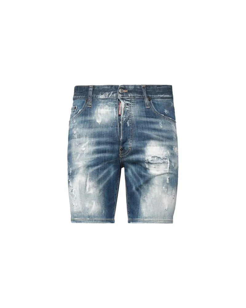 Dsquared2 HOSEN & RÖCKE - Jeansshortsauf YOOX.COM Blau