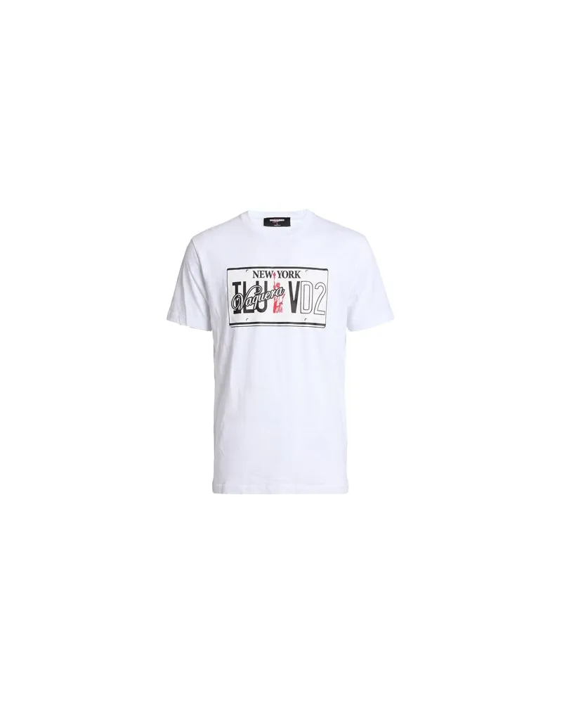 Dsquared2 TOPS - T-shirtsauf YOOX.COM Weiß