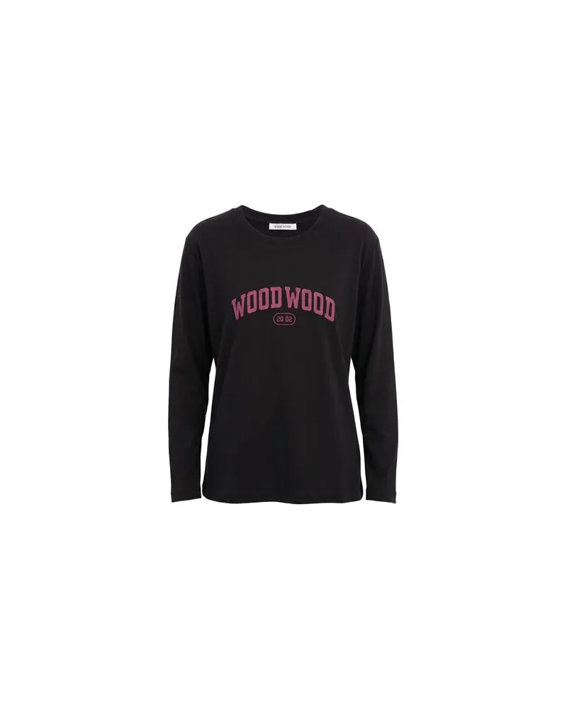 Wood Wood TOPS - T-shirtsauf YOOX.COM Schwarz