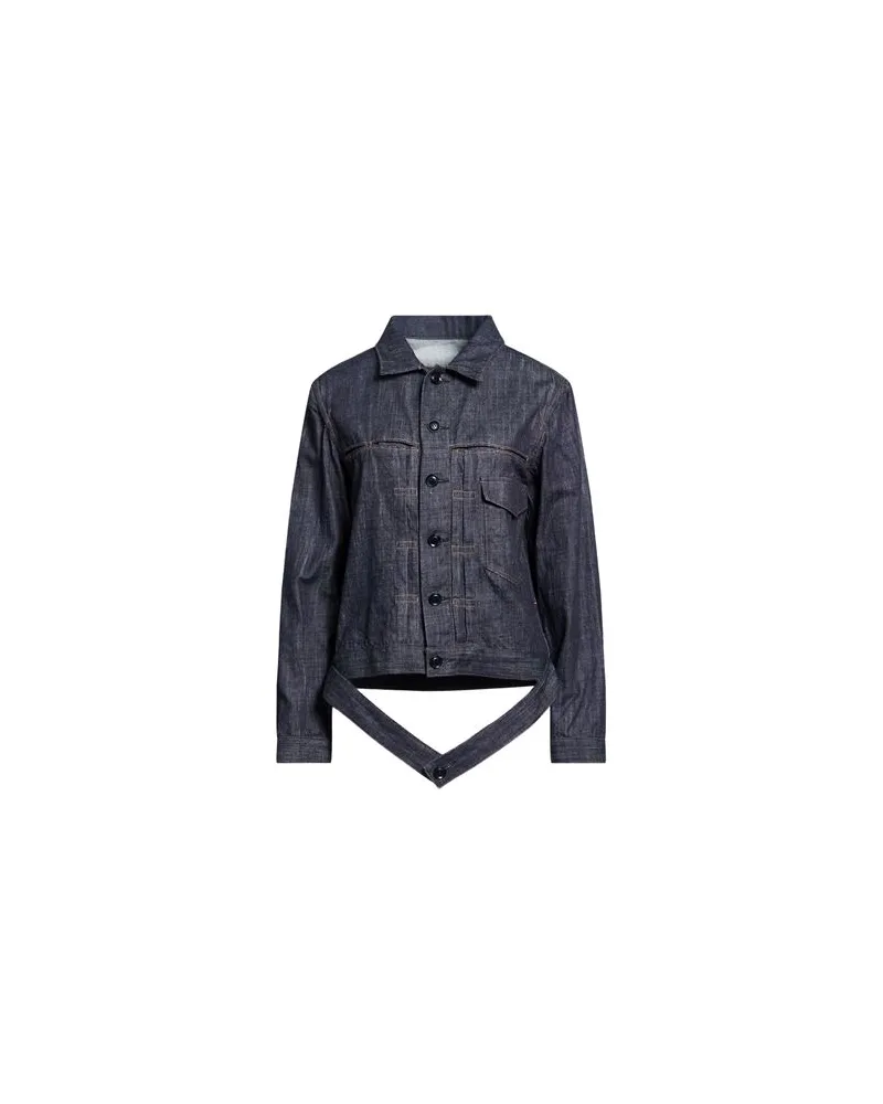 Y'S YOHJI YAMAMOTO JACKEN & MÄNTEL - Jeansjacken/Mäntelauf YOOX.COM Blau