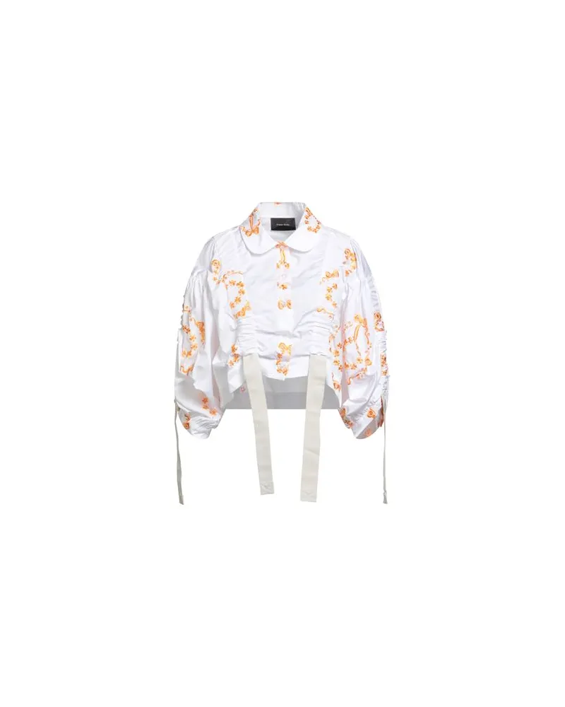 Simone Rocha TOPS - Hemdenauf YOOX.COM Weiß