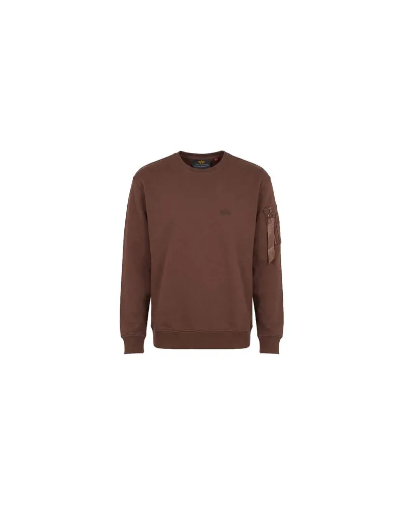Alpha Industries TOPS - Sweatshirtsauf YOOX.COM Braun